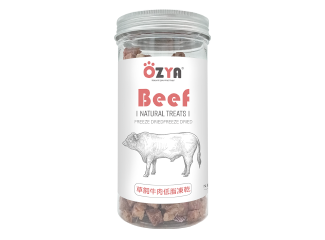 毛茸茸x森鮮｜奧力亞OZYA低脂純肉凍乾80g-牛肉