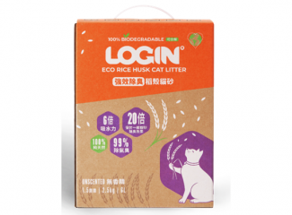 LOGIN｜稻殼貓砂2包組